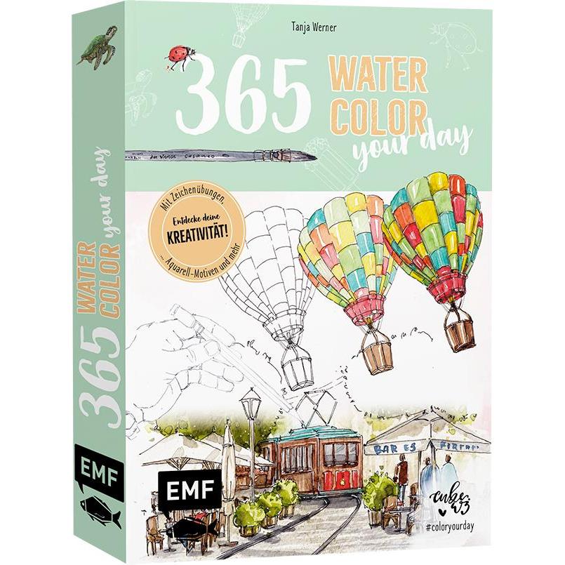 365 – Watercolor your day – Entdecke deine Kreativität!, Ratgeber von Tanja Werner