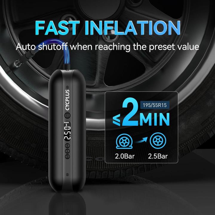 Actual product image Cycplus Air pump A2