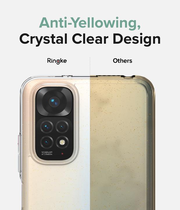 Produktbild Ringke Fusion Matte TPU Cap with Gel Frame for Xiaomi Redmi Note 11S (Xiaomi Redmi Note 11S)