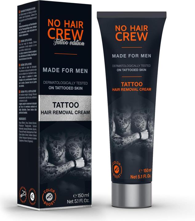 Produktbild No Hair Crew Enthaarungscrème Tattoo Edition 150 ml (150 ml, 1 x)