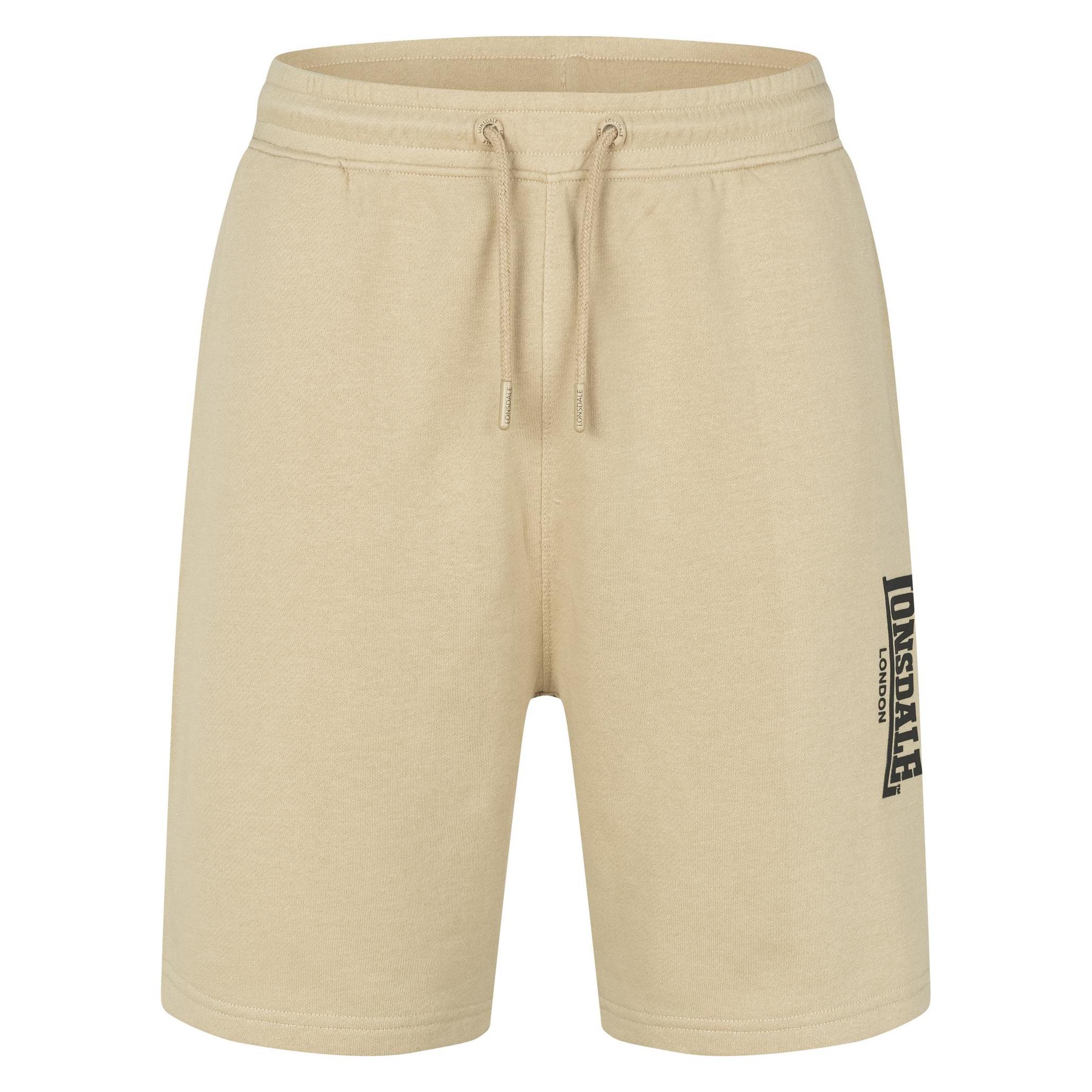 Lonsdale, Herren, Shorts, Fringford, Schwarz, Beige, (Xl)