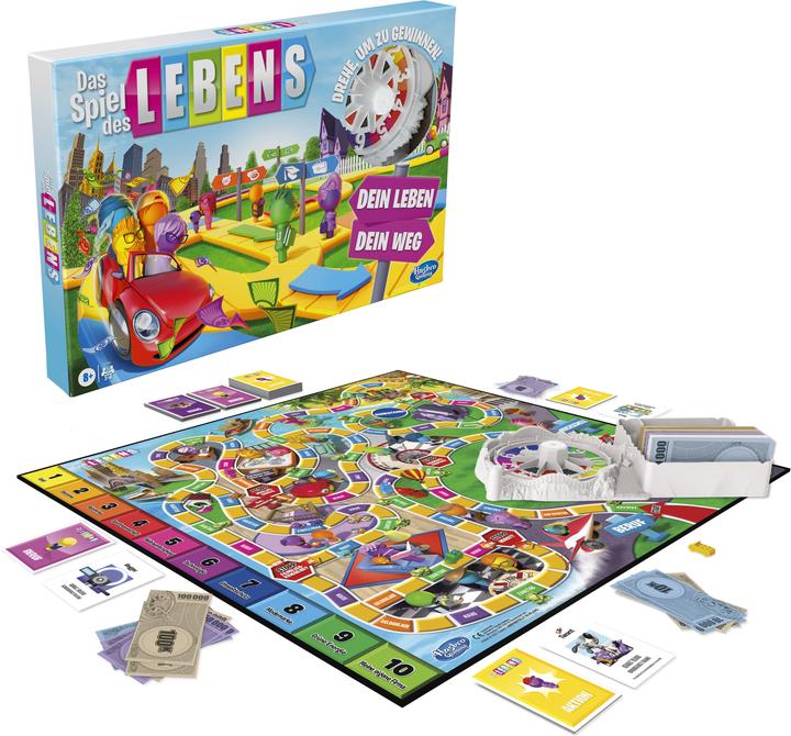 Actual product image Hasbro Gaming Game of life (German)