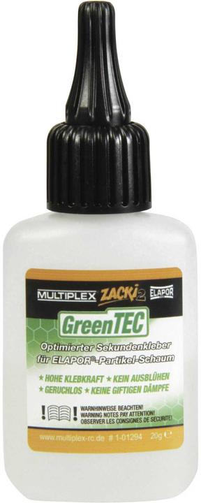 Productafbeelding Multiplex zacki 2 greentec 20g secondenlijm (20 g)