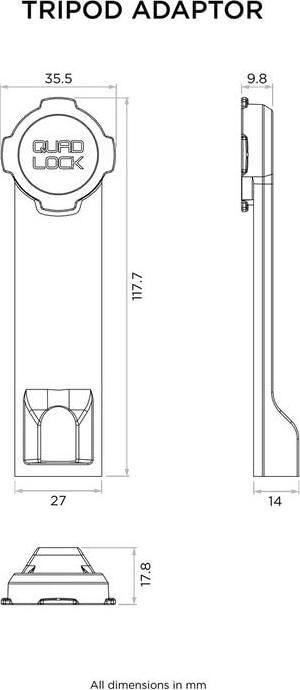 Produktbild Quad Lock Tripod Adapter V3