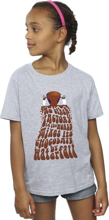 Image du produit Willy Wonka & the Chocolate Factory - T-shirt CHOCOLATE WATERFALL - Fille (128)