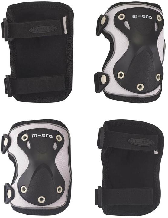 Actual product image Micro Knee/elbow pads reflective black M (M, Knee pad, Pair)