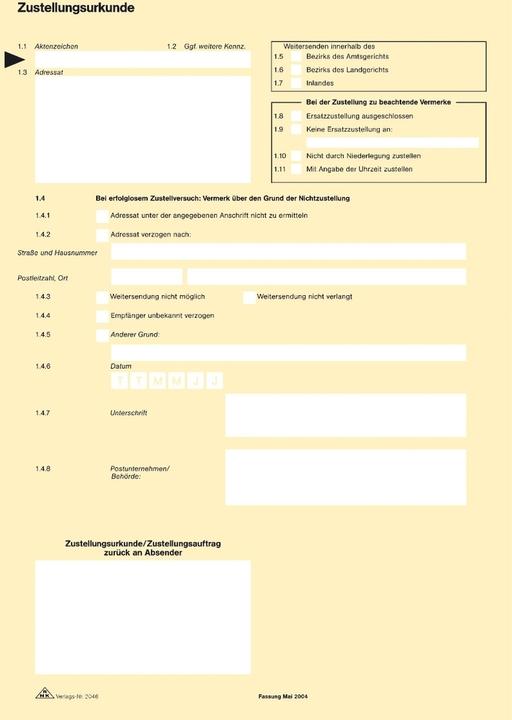 Nutritional values and ingredients Rnk Publisher Form "Certificate of service", DIN A4 (100 x)