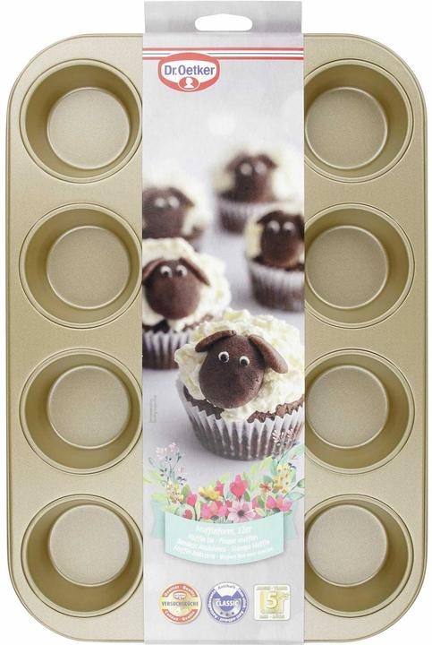 Dr. Oetker Dr.Oetker Muffinform 12er Gold 26.5 x 38.5 x 2