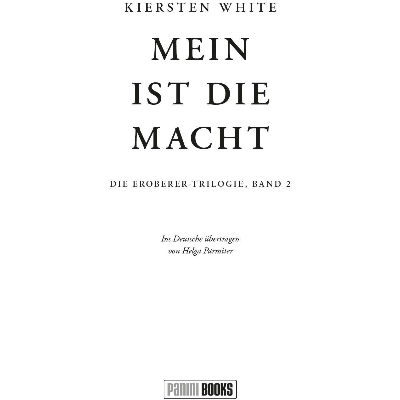 Mein ist die Macht, Belletristik von Kiersten White