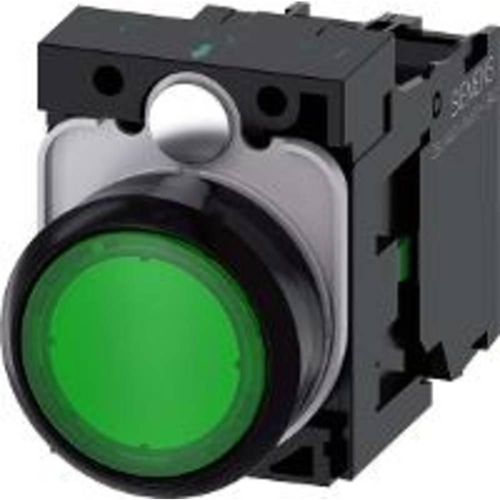 Siemens Illuminated pushbutton, 22mm, green, Taster + Schalter, Grün