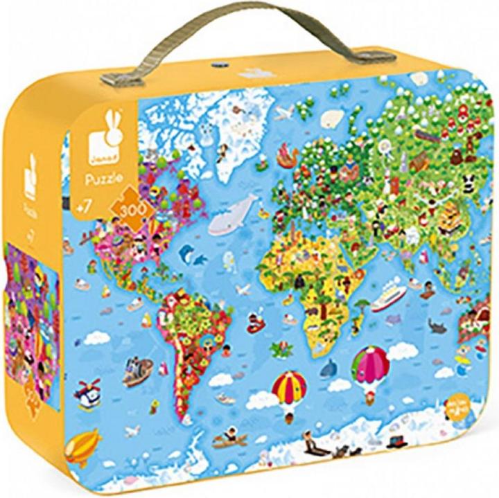 Actual product image Janod World map (300 pieces)