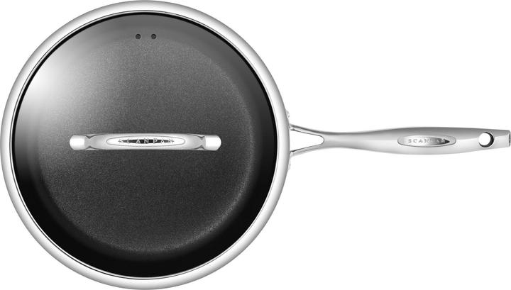 Actual product image Scanpan HaptIQ hapjespan met glasdeksel 28 cm (28 cm, Casserole + Stewpot, Stainless steel)