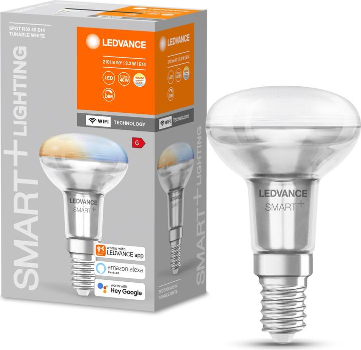 Image du produit Ledvance Smart+ Lecture (E14, 3.30 W, 210 lm, 4 x, G)