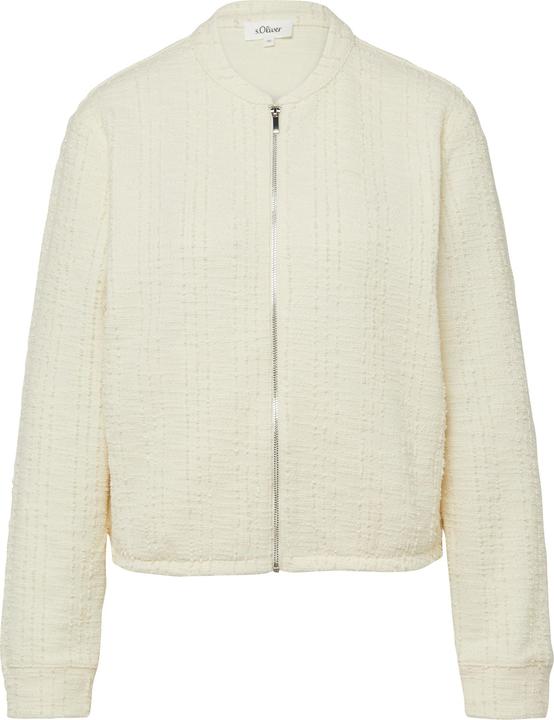 Produktbild s.Oliver Sweatshirt Jacke Strukturierte Sweatshirt-Jacke im Relaxed Fit (44)