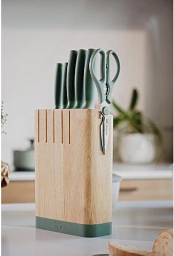 Produktbild BergHoff Messerblock-Set mit Messer Leo Forest 6-teilig