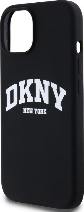 Actual product image DKNY DKHMP14SSNYACH iPhone 14 / 15 / 13 6.1" czarny/black hardcase Liquid Silicone White Printed Log (Apple iPhone 13, Apple iPhone 14, Apple iPhone 15)