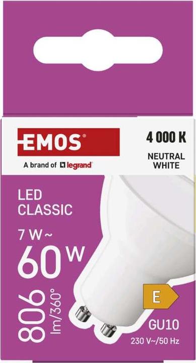 Produktbild Emos Classic (GU10, 7 W, 806 lm, 1 x, E)