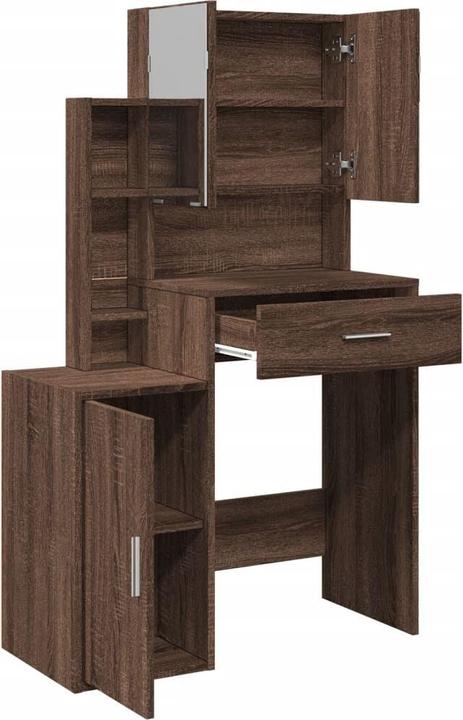 Produktbild vidaXL Schminktisch mit Schrank (80 x 35 x 132 cm)