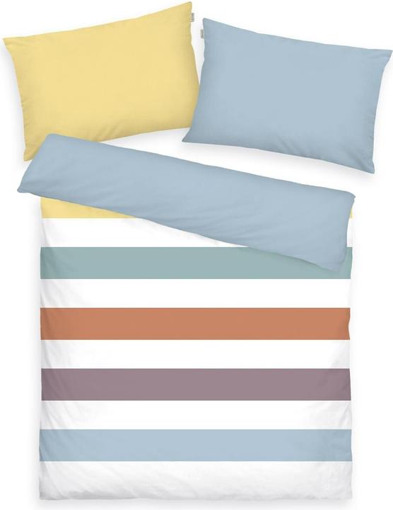 Tom Tailor Parure de lit Renforcé rayures MIG (Parure de lit, 160 x 210 cm + 65 x 100 cm)