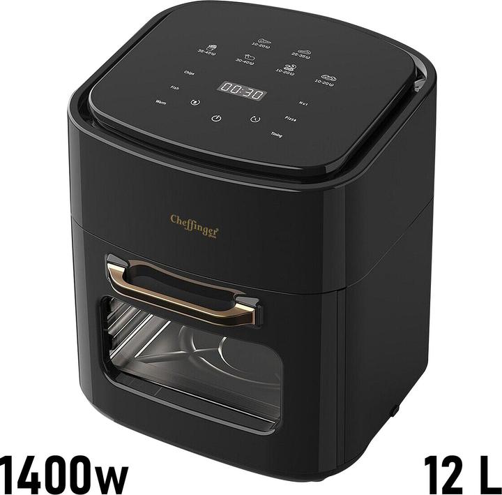 Produktbild Cheffinger Heissluftfritteuse 12L 1400W kompakt