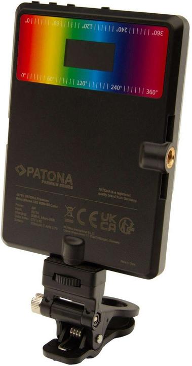 Actual product image Patona Smartphone RGB/Bi-colour light (Video light)