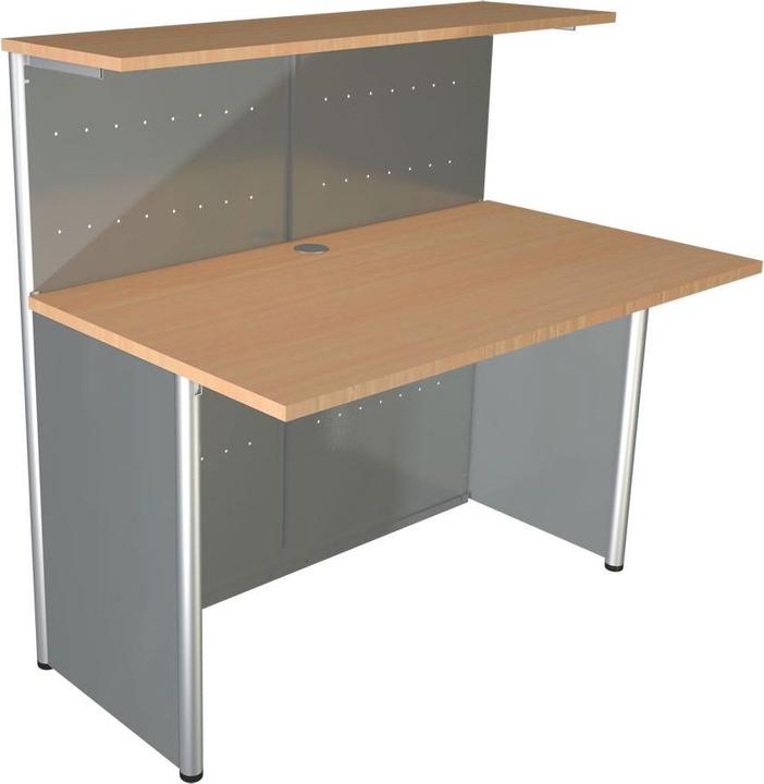 Productafbeelding Kerkmann Receptiebalie Genua beuken, zilver 116,0 x 70,0 x 115,0 cm