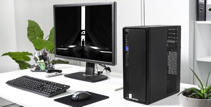 Actual product image Action 5901443313694 PC i3-10100 Mini Tower Intel® Core™ i3 8 GB DDR4-SDRAM 256 GB SSD Windows 11 Home Blac (Intel Core i3-10100, 8 GB, 256 GB, UHD Graphics 630)