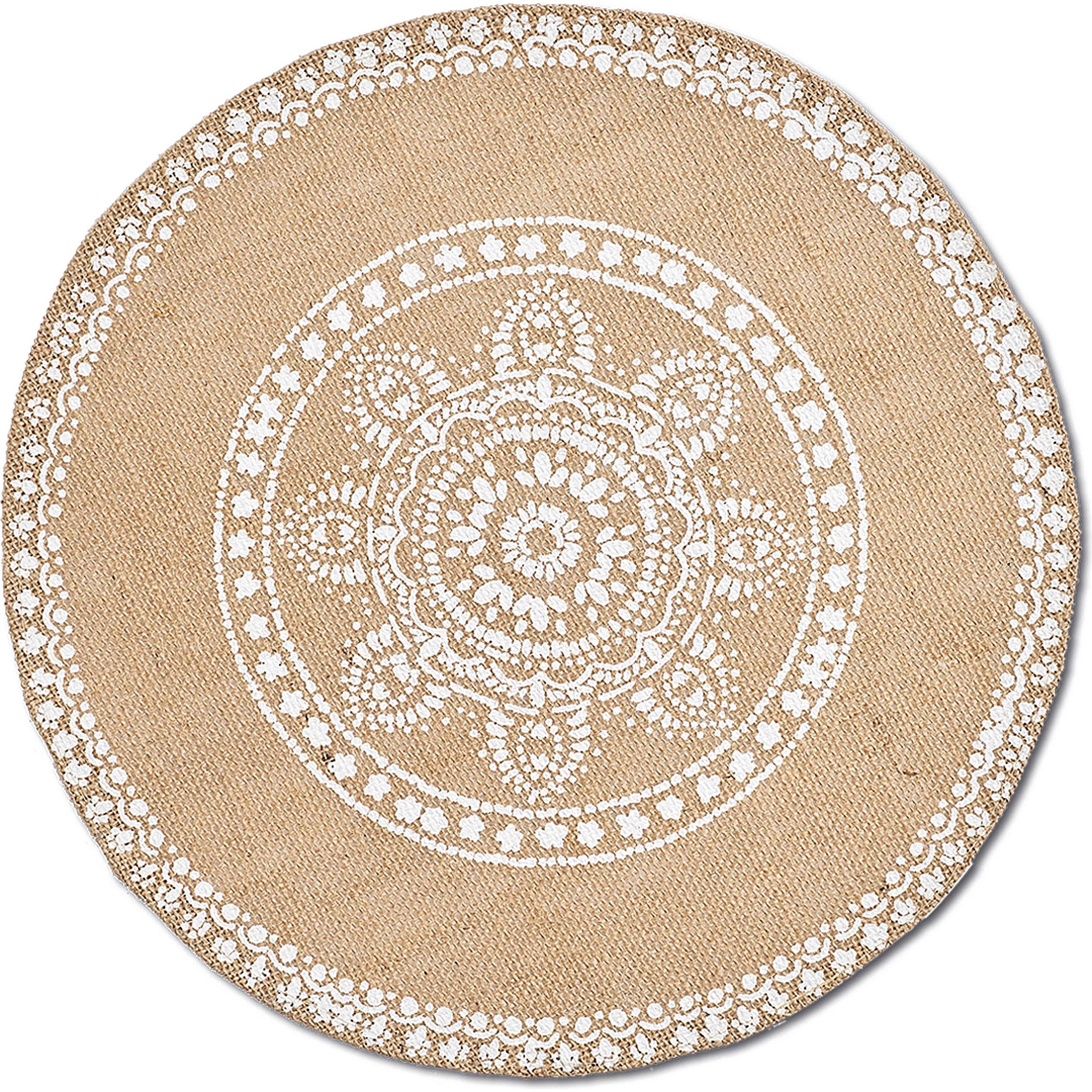 Zeller Present, Tischset, Mandala (1 x, Ø 38 cm)