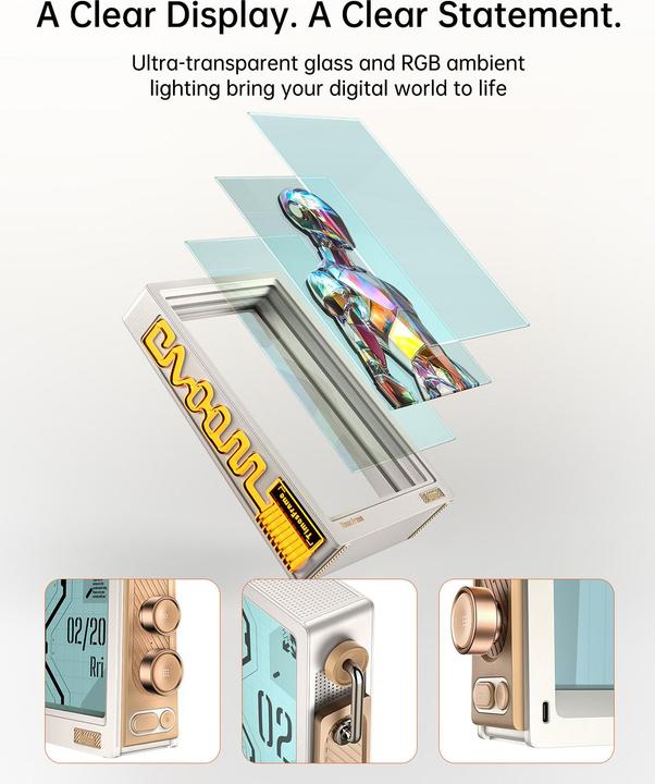 Image du produit Divoom Times Frame white (10.10", 1280 x 800 pixels)