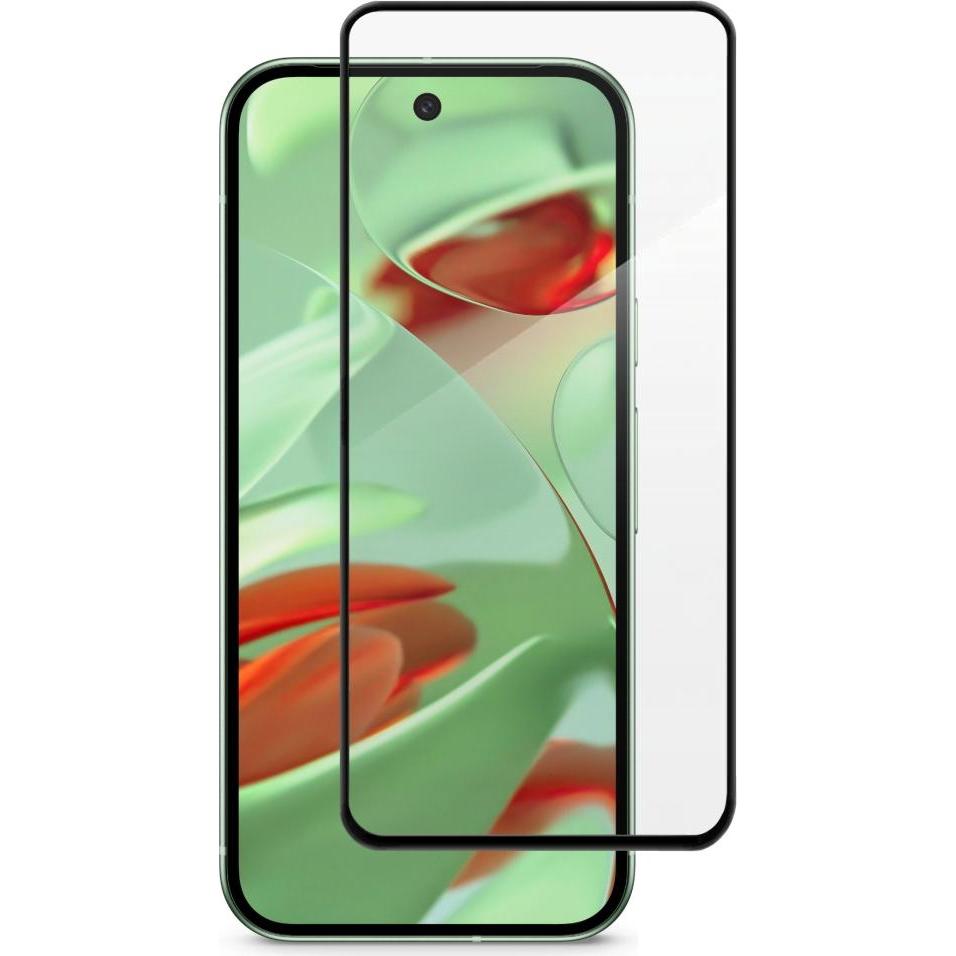 Screenguard Google Pixel 9 Full Screen Panzerglas Schutzfolie 2.5D 9H (Google Pixel 9), Smartphone Schutzfolie, Schwarz