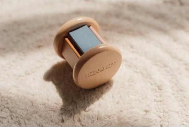 Actual product image Little Dutch Wooden Rattle Vintage FSC