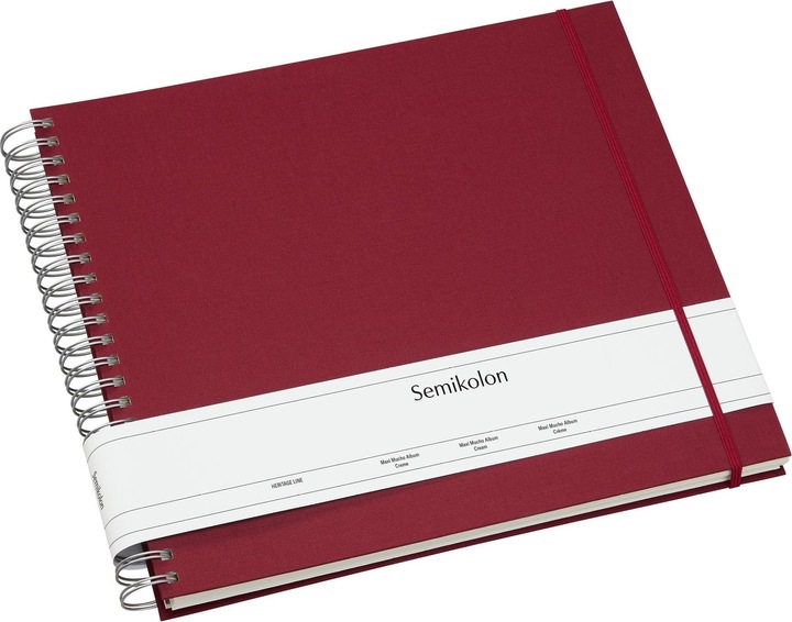 Produktbild Semikolon Fotoalbum Maxi Mucho Bordeaux, Cremefarbige Seiten (10 x 15 cm, 9 x 13 cm)