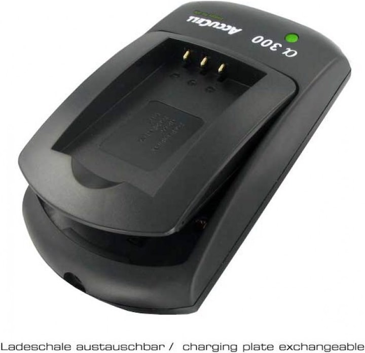 Produktbild AccuCell Ladegerät passend für Canon NB-6L, NB-6LH, IXUS 85 IS (Ladegerät)
