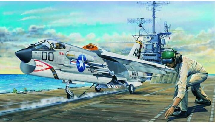 Actual product image Trumpeter F-8E Crusader