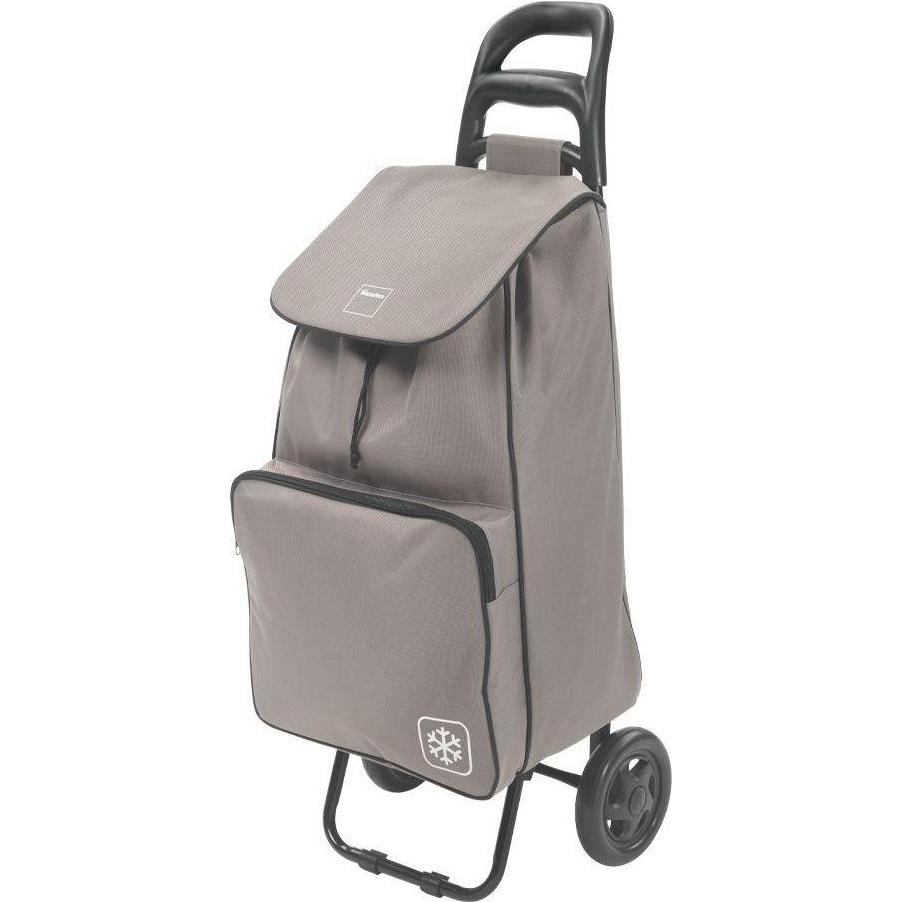 Metaltex, Borsa + Trolley da spesa, Shopping-Trolley 50L Krokus br, Marrone