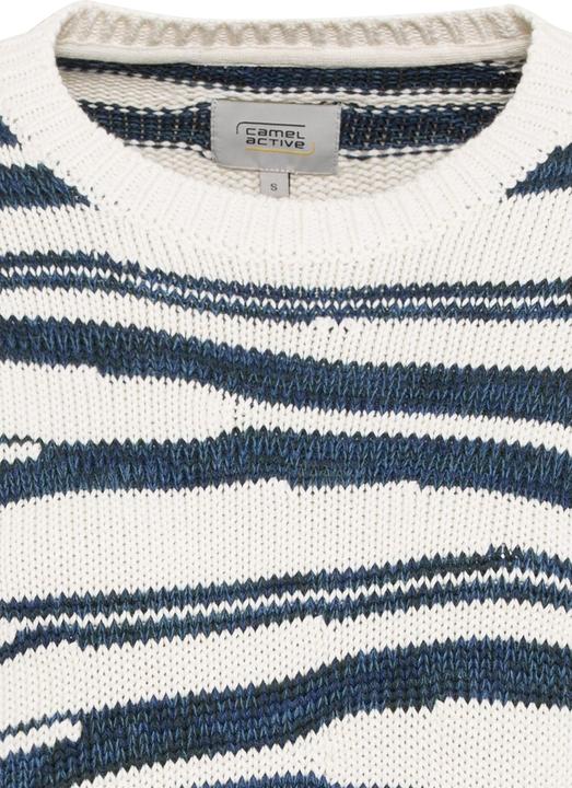 Image du produit Camel Active Pull en tricot intarsia en pur coton (S)