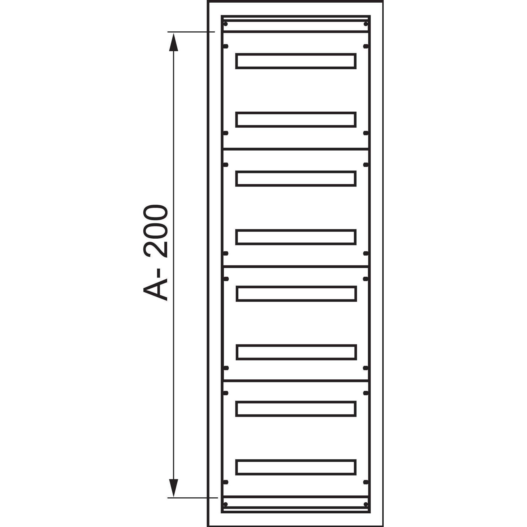 Thumbnail - Schneider Electric Abdeckplatte SF/SM 50x600mm verstellb. NSYAD, Serverschrank Zubehör, Grau