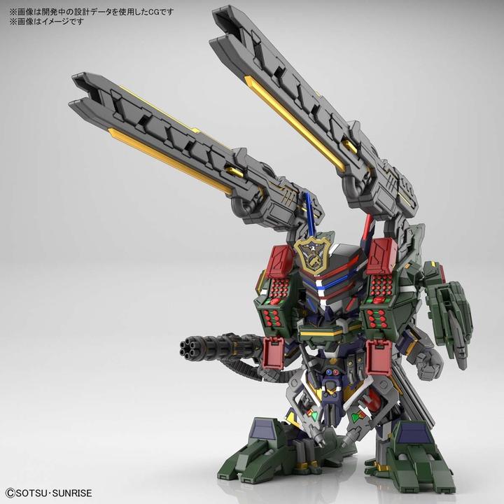 Actual product image Bandai Sdw Heroes Sergeant Verde Buster Gundam Dx Set
