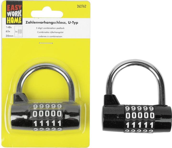 Easy Work Cadenas à combinaison 63 mm