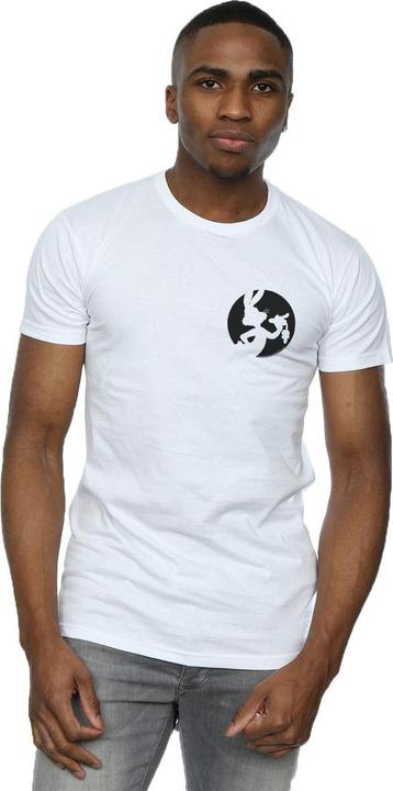 Produktbild Looney Tunes Bugs Bunny Silhouette Breast Print TShirt (4XL)