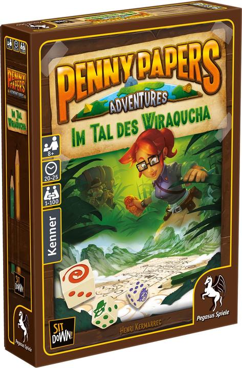 Actual product image Pegasus In the Valley of the Wiraqucha, d Penny Papers Adventures, ages 8+, 1-100 players. (German)