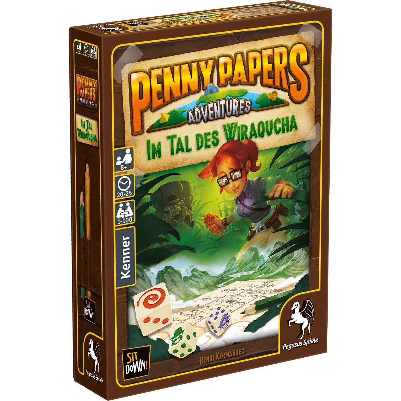 Pegasus Im Tal des Wiraqucha, d Penny Papers Adventures, ab 8 Jahren, 1-100 Spieler (Deutsch)