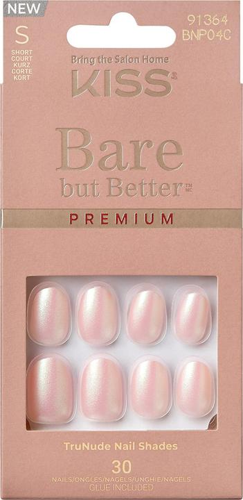 Image du produit KISS Nails - Ks Bare-but-better Premium Nails - Mocha (Ongles artificiels, Nude)
