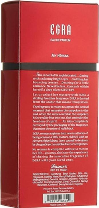 Immagine prodotto Rasasi Egra per le donne (Eau de parfum, 100 ml)