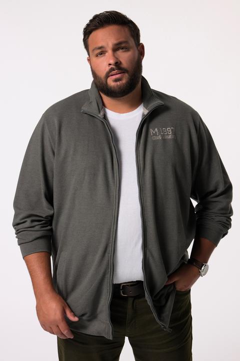 Image du produit Men+ Veste en molleton, col montant et fermeture à glissière, jusqu'au 8 XL (7XL)