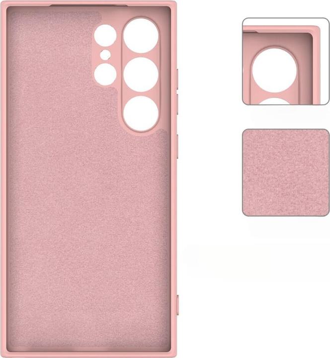 Produktbild Cover-Discount Silikon Gummi Hülle rosa (Samsung Galaxy S24 Ultra)