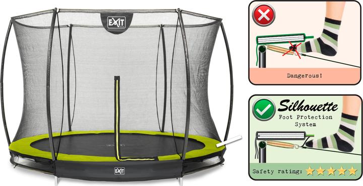 Produktbild Exit Silhouette Ground mit Sicherheitsnetz (244 cm)