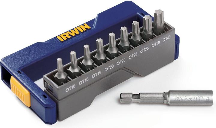 Actual product image Irwin IR 10PC IB Pocket Set (TX) IB Torx, 10piece: T10/2xT15/2xT20/2xT25/T30/T40 + bit holder
