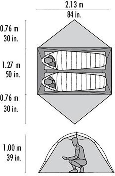Actual product image Msr Hubba Hubba NX (Dome tent, 1.54 kg)