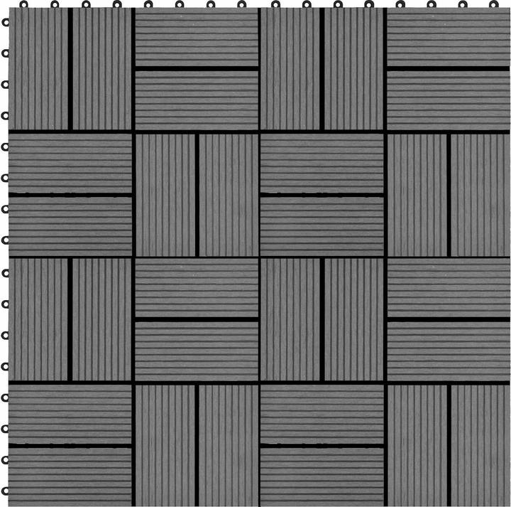 Produktbild vidaXL Terrassenfliese (11x, 30 x 30 cm)
